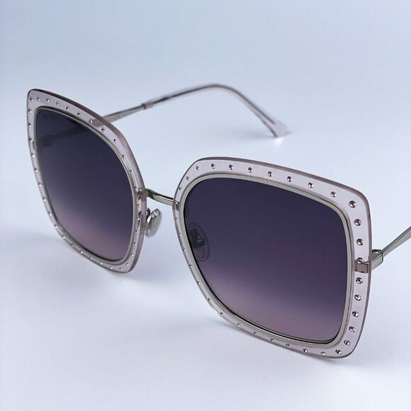 SALE! NEW Jimmy Choo DANY/S KTS Palladium Lilac Violet Square Women Sunglasses main image 6